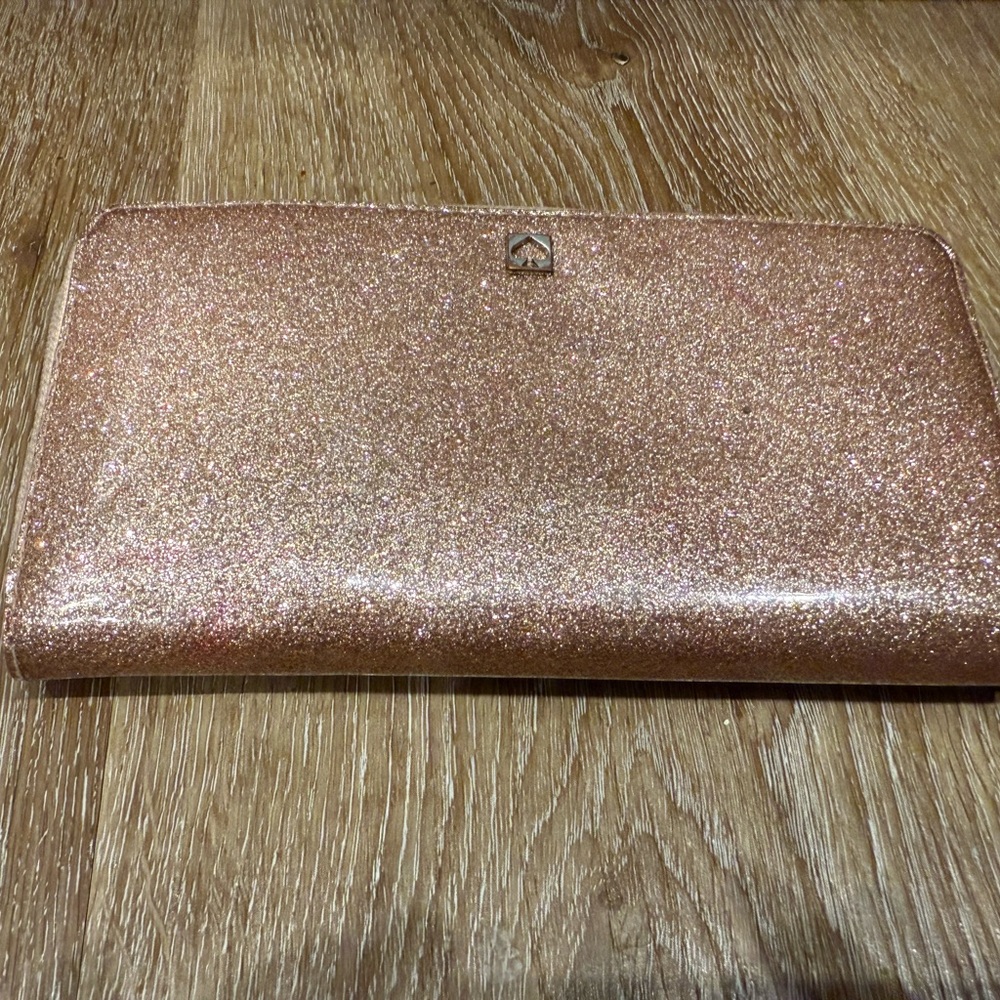 Kate Spade Sparkling Rose Gold Wallet